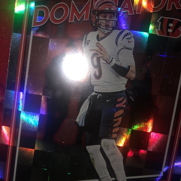 NFL trading card Joe barrow “dominators” made by #dunruss and #panini card 2022 - Picture 3 of 5